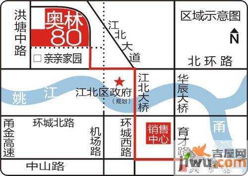 奥林80七彩生活街位置交通图图片