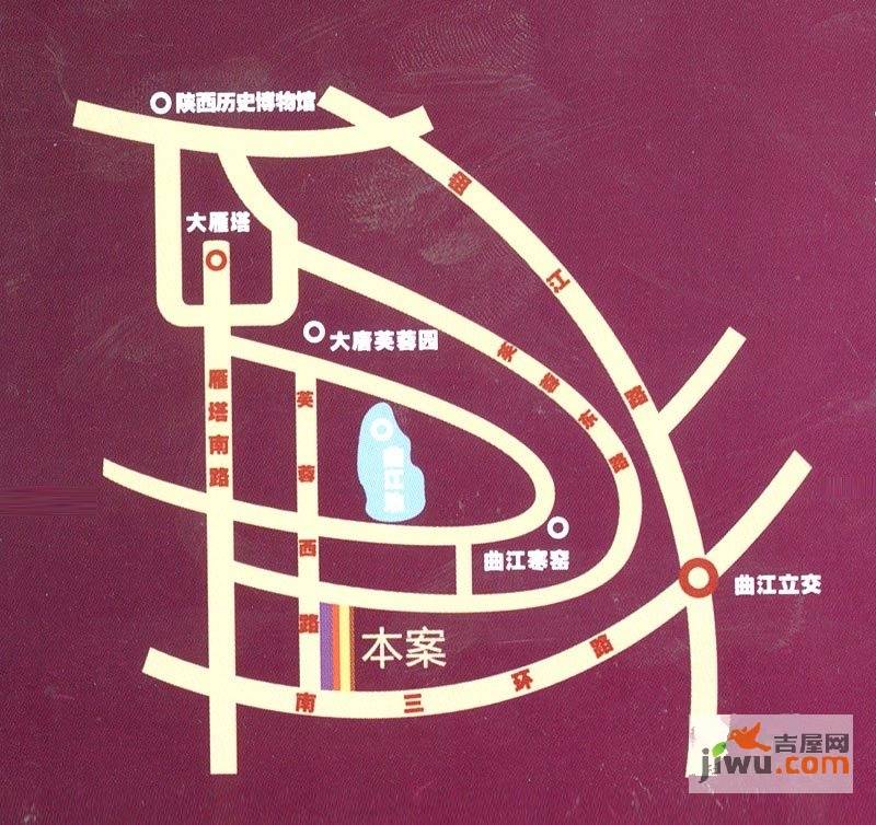 曲江壹街位置交通图图片
