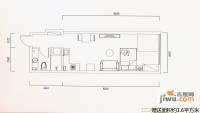TIGER国际公寓1室1厅1卫45㎡户型图