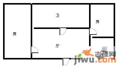 泰富长安城2室1厅1卫120㎡户型图