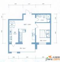 好民居滨江新城1室1厅1卫40.3㎡户型图