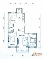 好民居滨江新城3室2厅1卫86.8㎡户型图