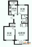 滨江逸品2室1厅1卫68㎡户型图