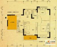 利海托斯卡纳2室2厅1卫98㎡户型图