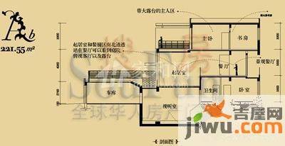 宏光蓝水岸2室1厅1卫76㎡户型图