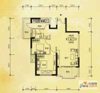 利海托斯卡纳2室2厅1卫90㎡户型图