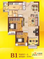 利海托斯卡纳2室2厅1卫78㎡户型图