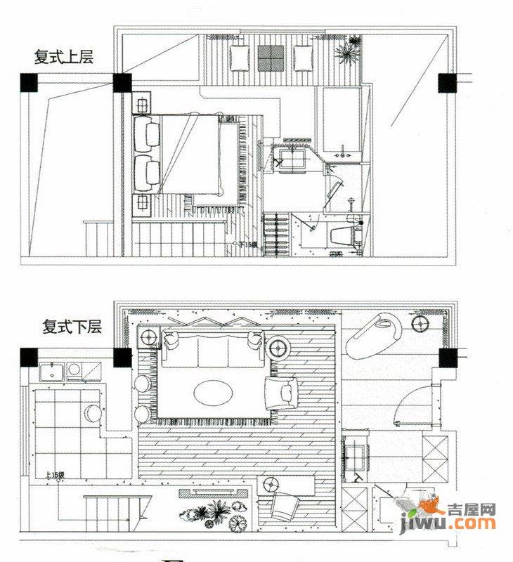 碧水云间普通住宅72.1㎡户型图