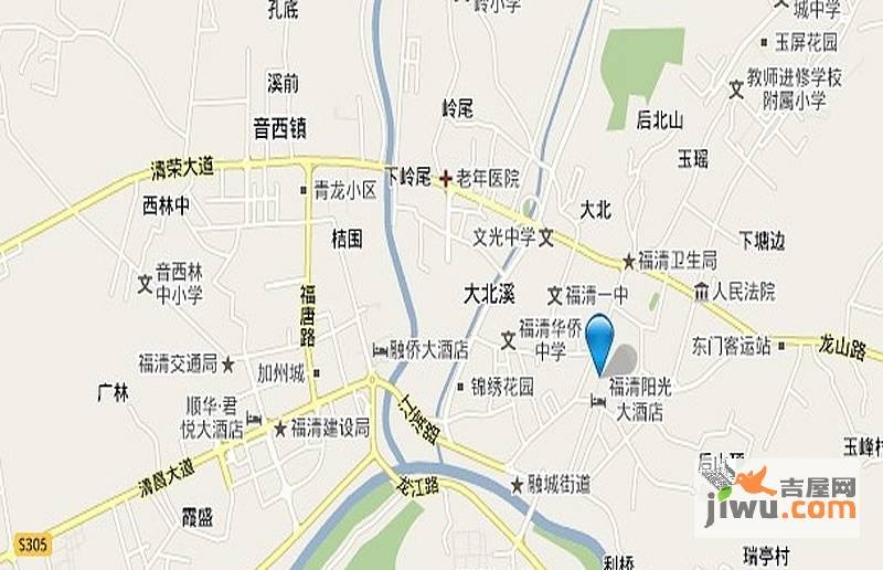 中联福南花园位置交通图1