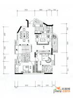 蓝山上城4室3厅2卫188.6㎡户型图