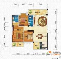 振宁现代鲁班3室2厅2卫126.5㎡户型图