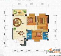 振宁现代鲁班3室2厅2卫90.2㎡户型图