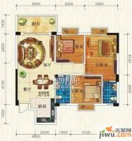 振宁现代鲁班3室2厅2卫89.1㎡户型图