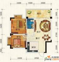 振宁现代鲁班2室2厅1卫65.9㎡户型图