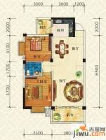振宁现代鲁班2室2厅1卫83㎡户型图