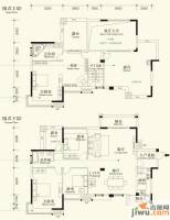 裕丰英伦5室2厅2卫232㎡户型图