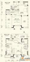 裕丰英伦2室2厅2卫202㎡户型图