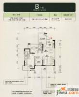 裕丰英伦3室2厅2卫101㎡户型图