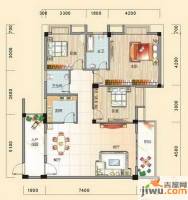 碧园南城故事3室2厅2卫111㎡户型图