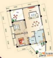 碧园南城故事2室2厅1卫79㎡户型图