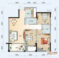 碧园南城故事3室2厅2卫101㎡户型图