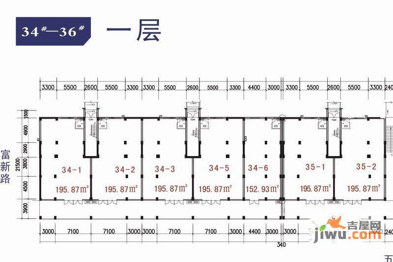 富宁商业广场1室1厅0卫户型图