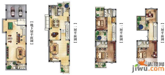 水韵江南5室4厅6卫305㎡户型图