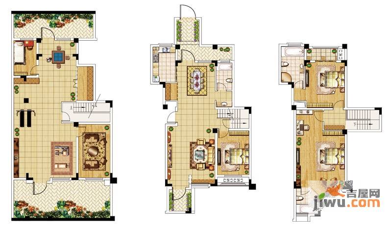 凤凰湖壹号5室4厅3卫220㎡户型图