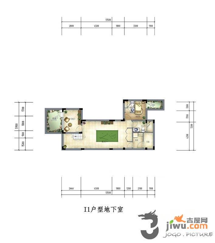 龙泉谷三亚的山普通住宅82.7㎡户型图