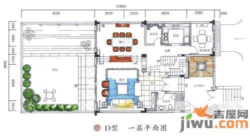 畔山东方墅4室3厅4卫411㎡户型图