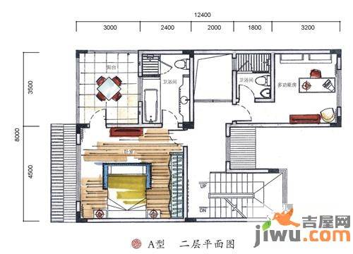 畔山东方墅4室2厅4卫537㎡户型图