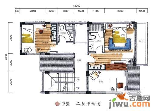 畔山东方墅5室2厅4卫502㎡户型图