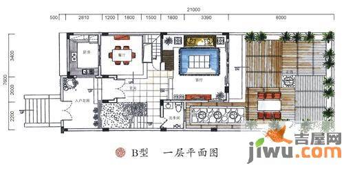 畔山东方墅5室2厅4卫502㎡户型图