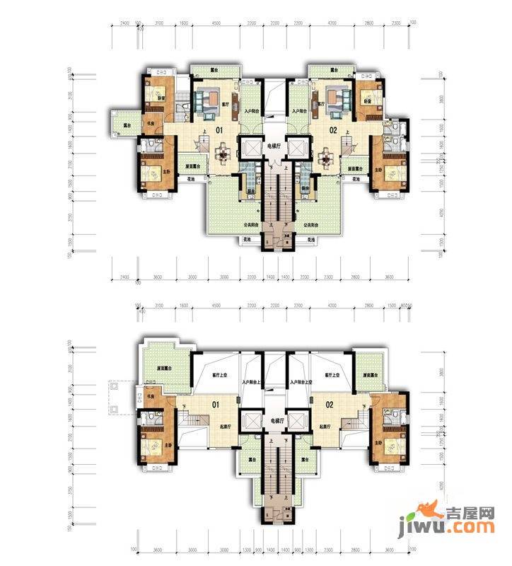 特房五缘尚座3室3厅3卫184.7㎡户型图