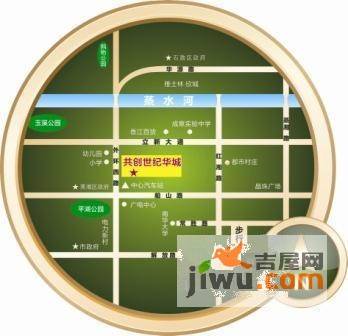 世纪华城位置交通图图片