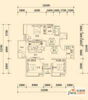 明兴翰苑3室3厅2卫87㎡户型图