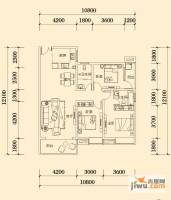 明兴翰苑3室2厅2卫126.9㎡户型图