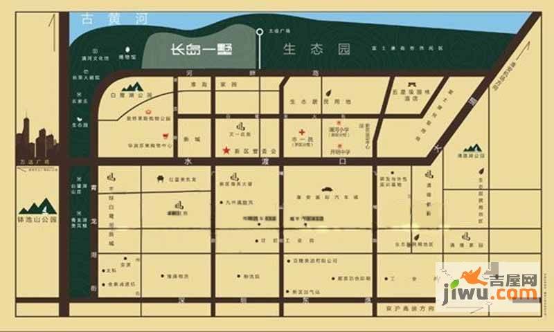 长岛一墅位置交通图