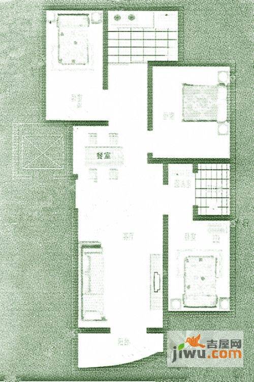 宝安宸华宸郡2室2厅1卫105㎡户型图