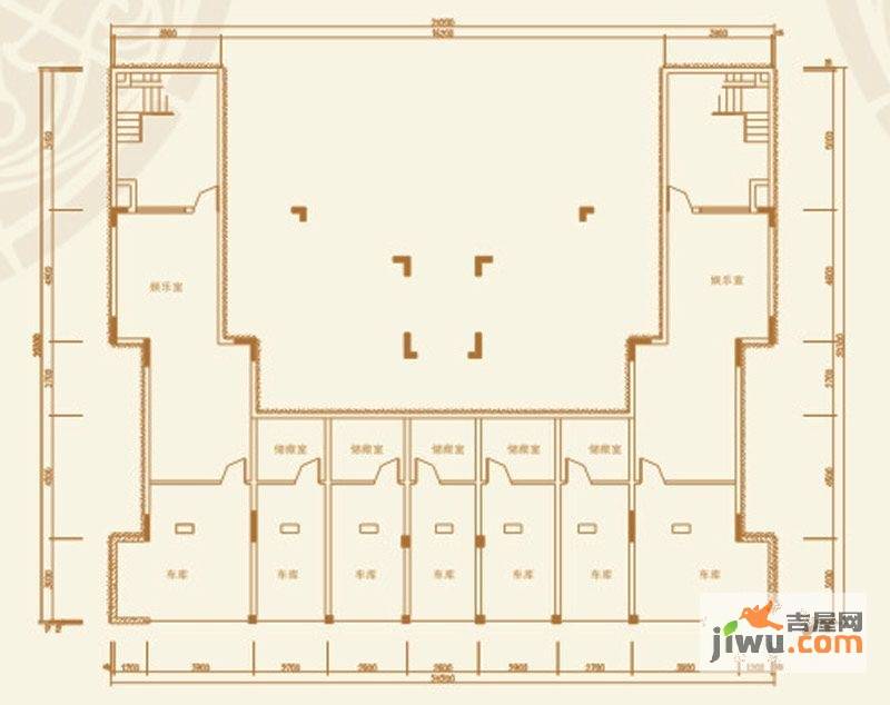 国宾壹号海涵2室2厅1卫122㎡户型图