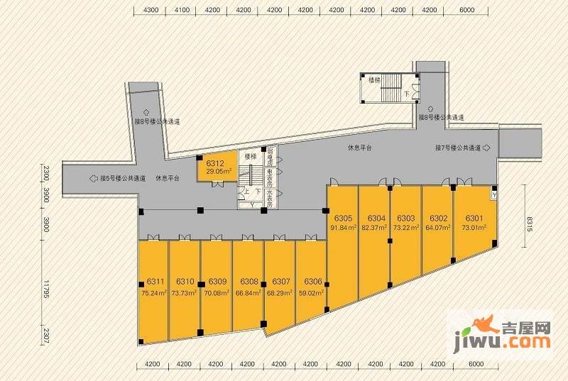 广佛智城国际电商采购中心2室0厅0卫户型图