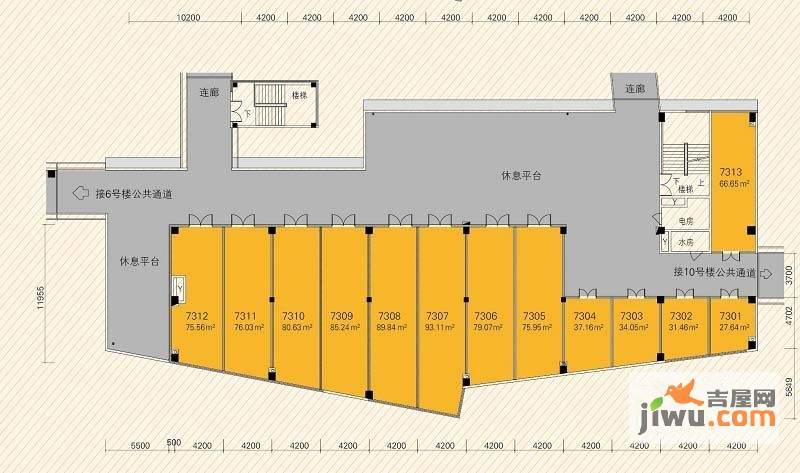 广佛智城国际电商采购中心3室0厅0卫户型图