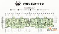 中廷森林公馆3室2厅2卫125.1㎡户型图