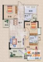 华谊城3室2厅2卫100㎡户型图