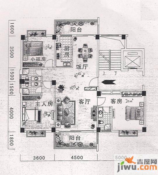 翠湖湾3室2厅0卫136.6㎡户型图