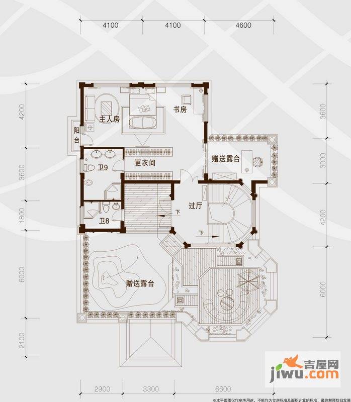 骏凯豪庭君临湖7室5厅9卫470㎡户型图