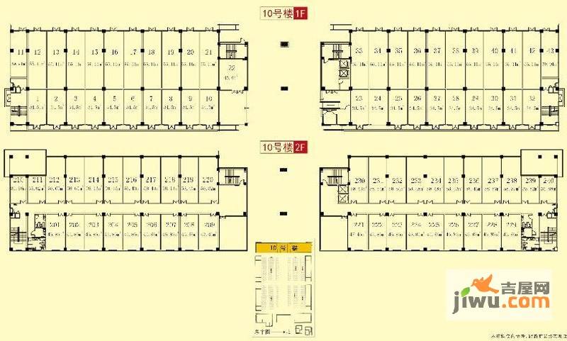 华丰汽车城2期1室0厅1卫60㎡户型图