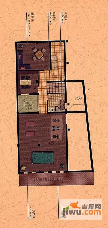 两岸金岭0室3厅8卫610.9㎡户型图