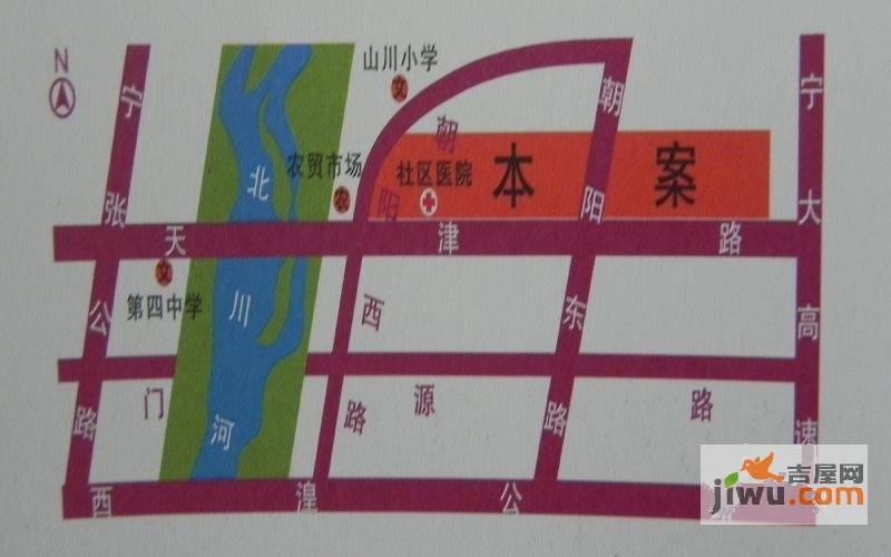 城馨朝阳尚城位置交通图0