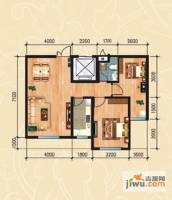 馨地苑2室2厅1卫87.1㎡户型图